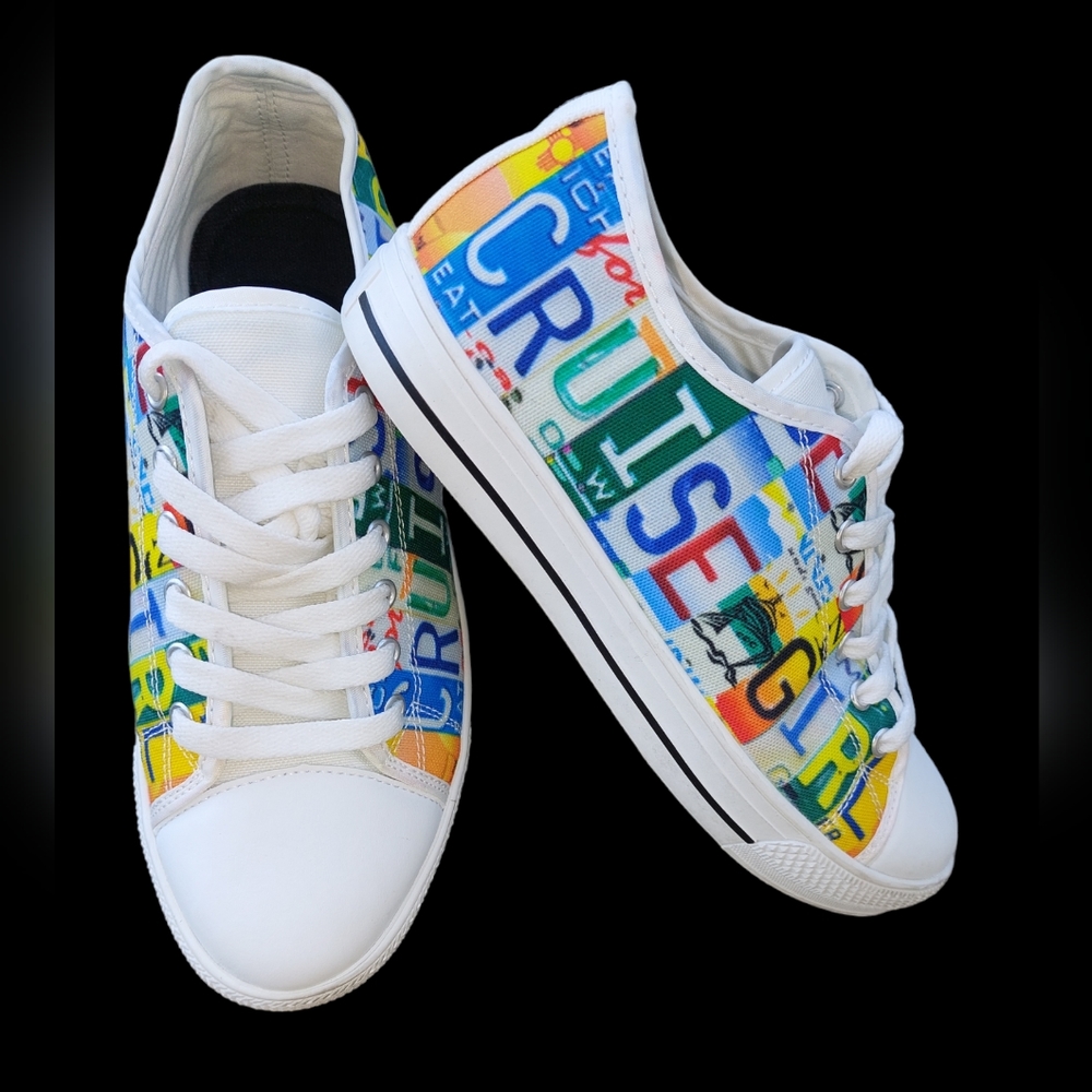 Custom Cruise Girl Low Top Sneakers